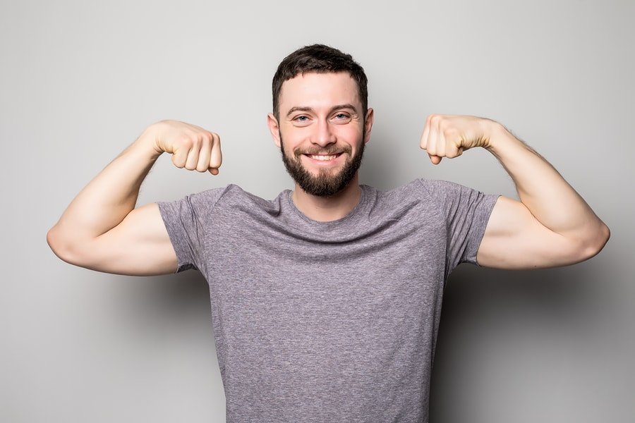 Man with muscles