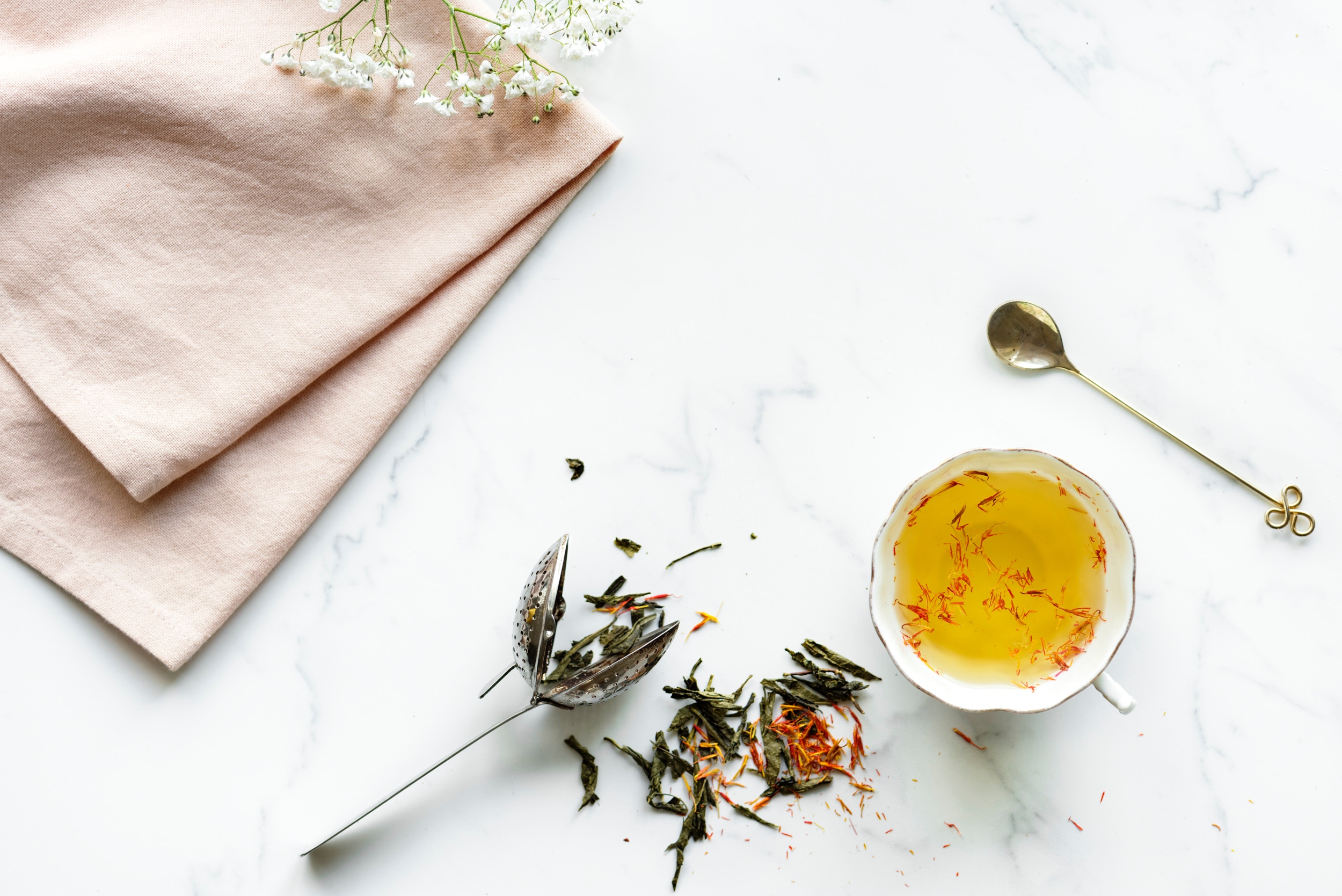 Saffron tea